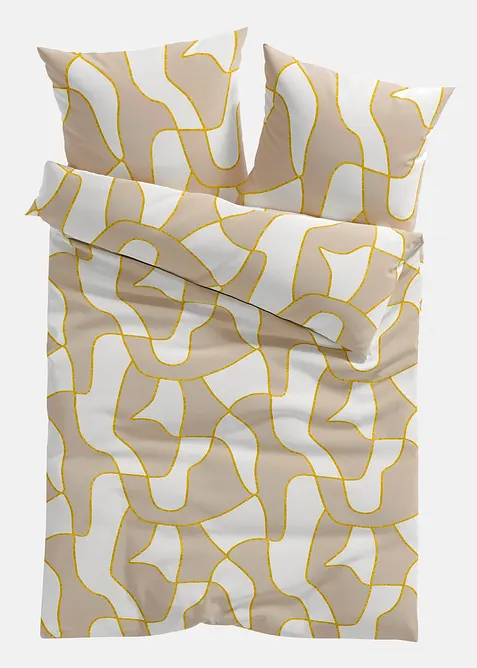 Sengesett med grafisk mønster, bonprix