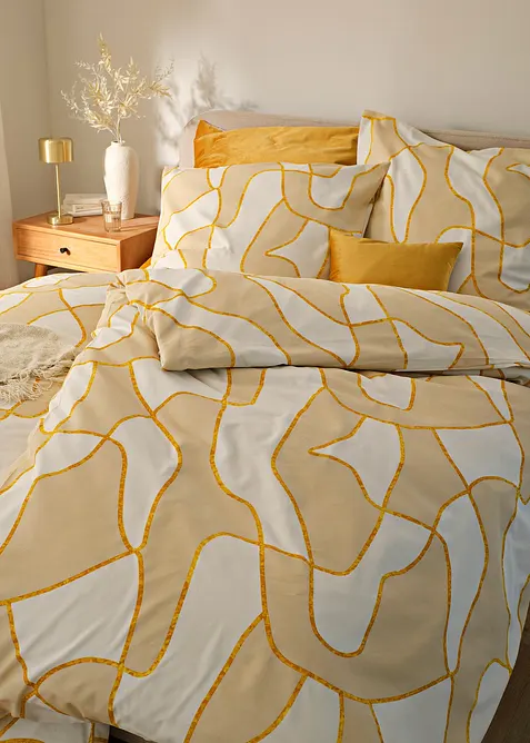 Sengesett med grafisk mønster, bonprix