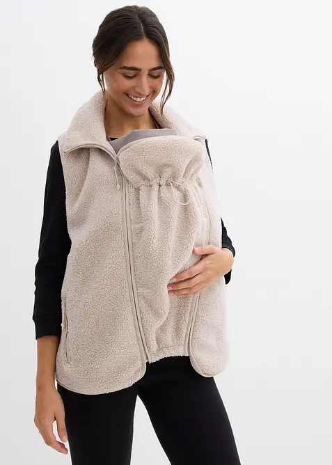 3-i-1-mamma- og bærevest i teddyfleece, bonprix