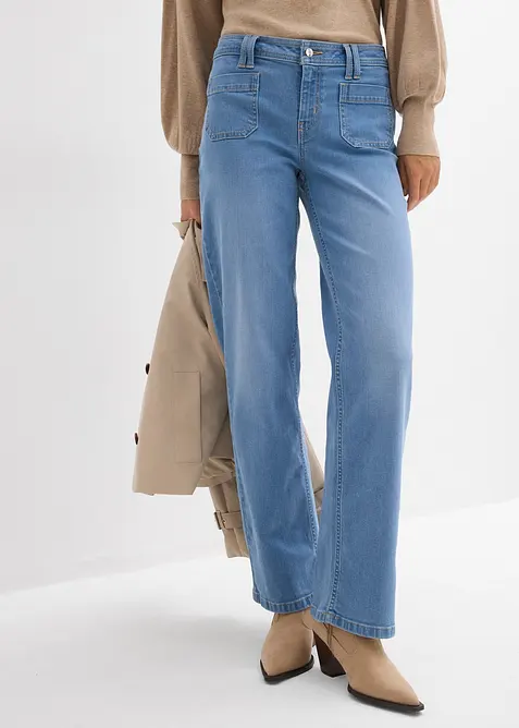 Straight-jeans Mid Waist, bonprix