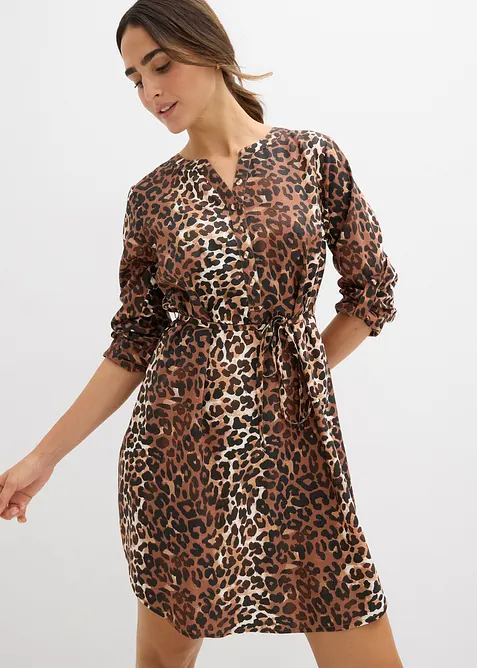 Mamma-skjortekjole i lett viskose, bonprix