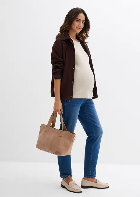 Mammatopp i ribbemateriale i 100% bomull (2-pack), bonprix