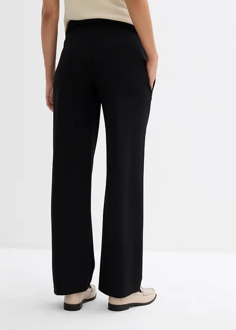 Mammabukse av Punto di Roma-materiale, rett med vide ben, bonprix