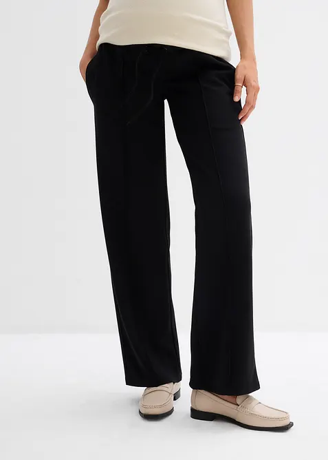 Mammabukse av Punto di Roma-materiale, rett med vide ben, bonprix