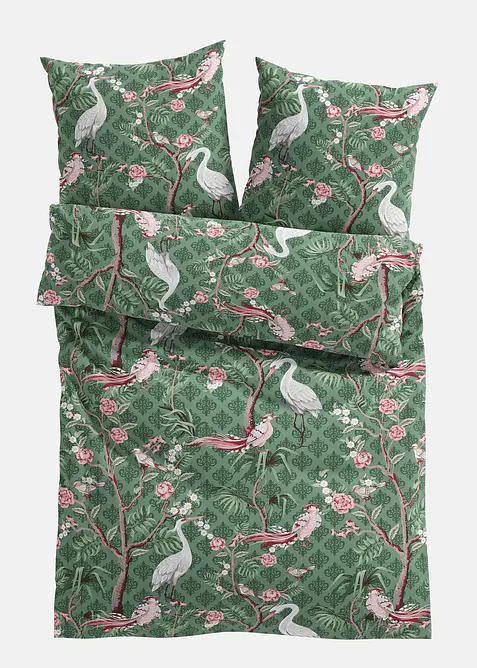 Sengesett med hegre-mønster, bonprix