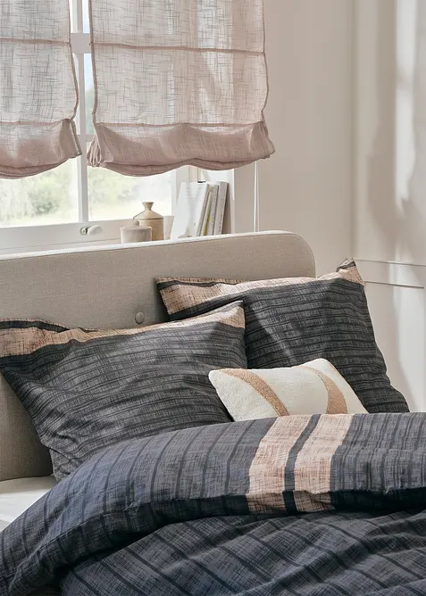 Sengesett med stripemønster, bonprix