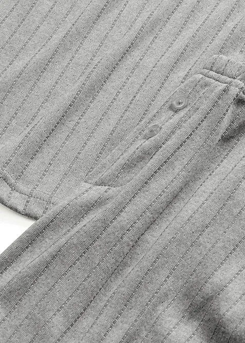 Pyjamas av myk pointelle-jersey, bonprix