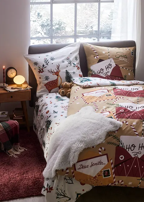 Sengesett med julebrev, bonprix