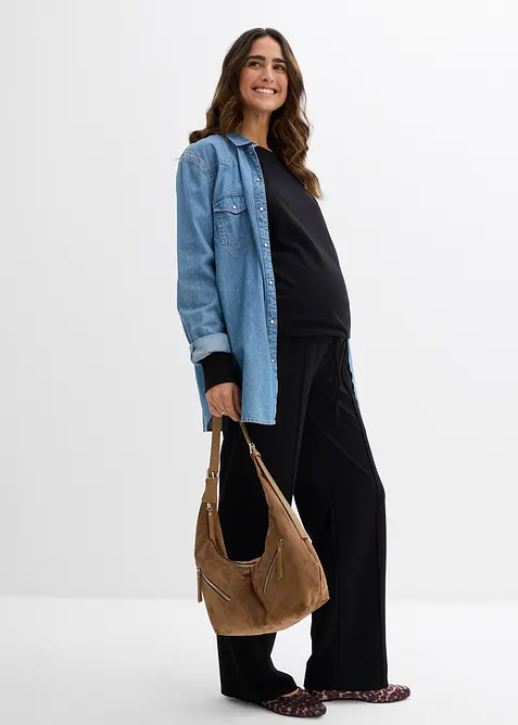 2-i-1-mammasweatshirt i økologisk bomull, bonprix