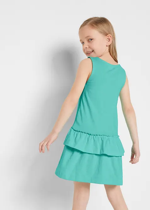 Søt kjole med enhjørnings-trykk, bonprix