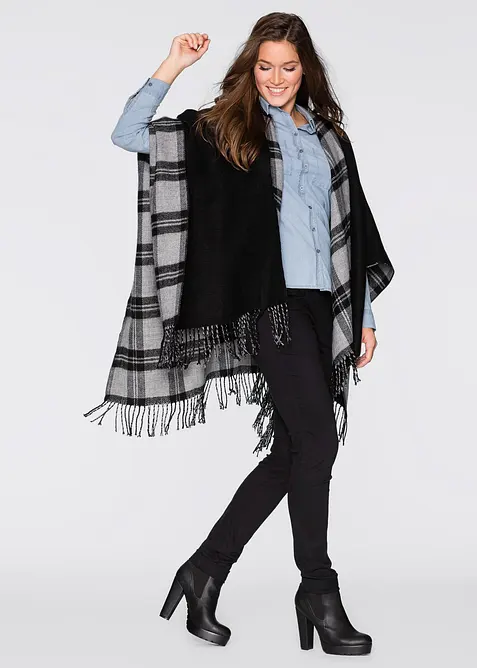 Vendbar poncho, bonprix