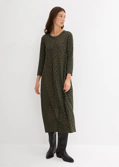 Trikot midikjole, bonprix