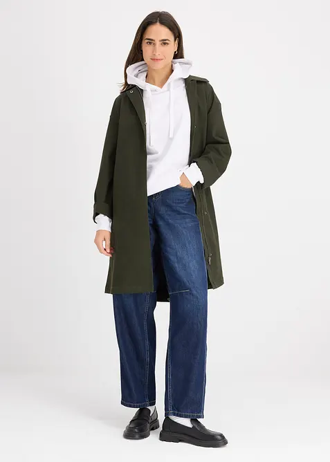 Hettegenser i myk frotté, bonprix