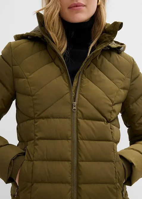 Lett vattert jakke med avtagbar hette, bonprix