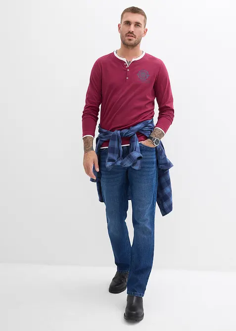 Langermet bestefartrøye (2-pack), bonprix