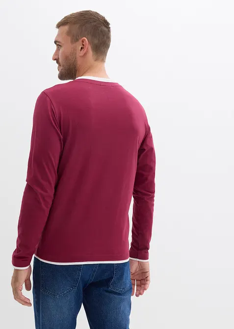 Langermet bestefartrøye (2-pack), bonprix