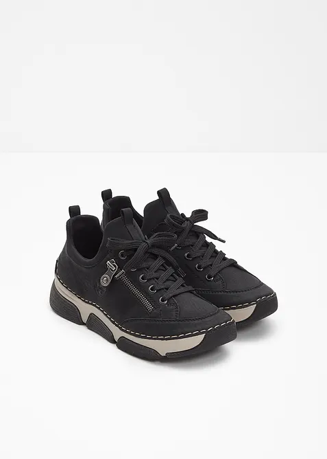 Komfortable sneakers med polstret inners&aring;le fra Rieker, Rieker