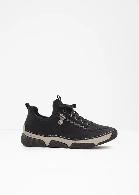 Komfortable sneakers med polstret inners&aring;le fra Rieker, Rieker