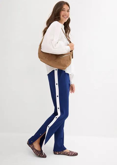 Joggebukse med trykknapper, hurtigtørkende, bonprix