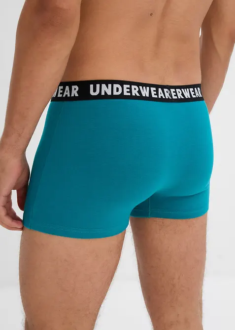 Boksershorts med bomull i ettersittende modell (3-pack), bonprix