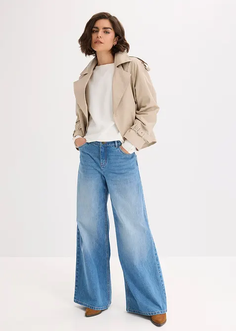 Genser i viskosemiks, bonprix