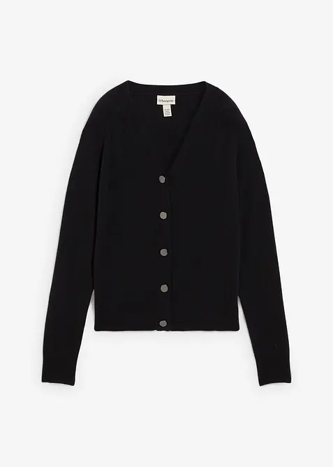 Cardigan i kasjmir med Good Cashmere Standard®, bonprix