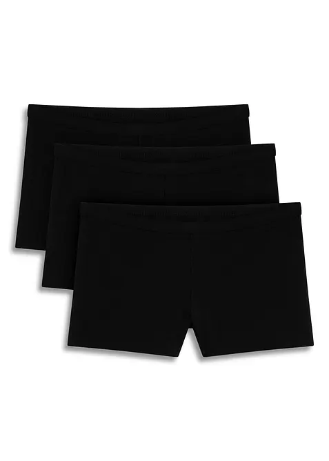 Dameboxer med økologisk bomull (3-pack), bonprix