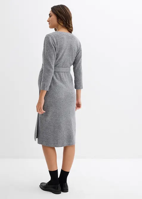 Svært myk og strikket mammakjole med 3/4-lange ermer, bonprix