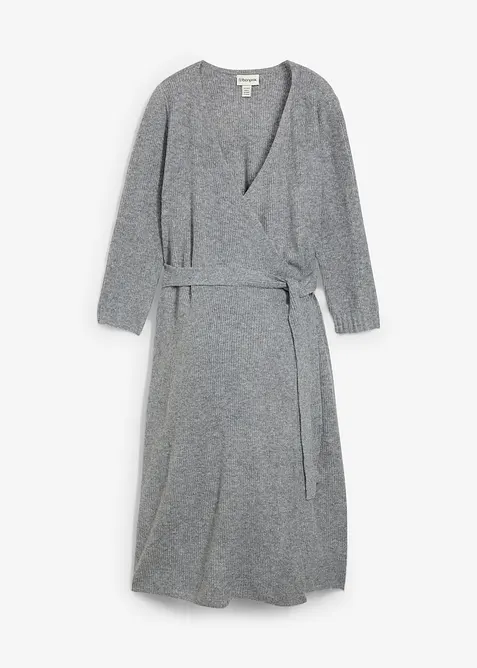 Svært myk og strikket mammakjole med 3/4-lange ermer, bonprix