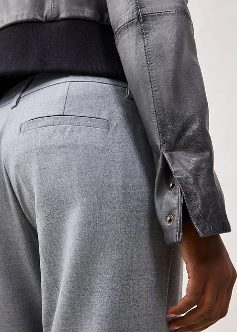 Skinnjakke i lammenappa, bonprix