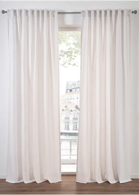 Gardiner i resirkulert materiale (2-pack), bonprix