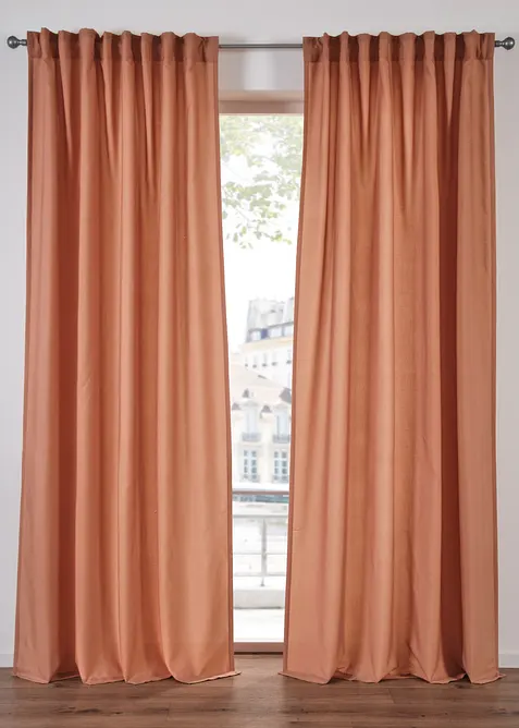 Gardiner i resirkulert materiale (2-pack), bonprix