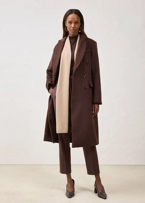 Blazerkåpe i myk ullmiks, bonprix