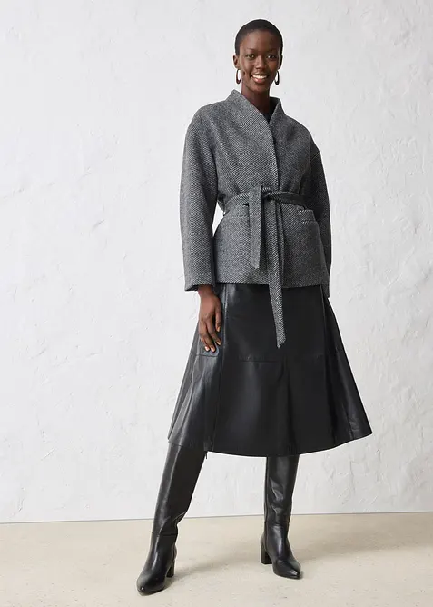 Jakke med ull, bonprix