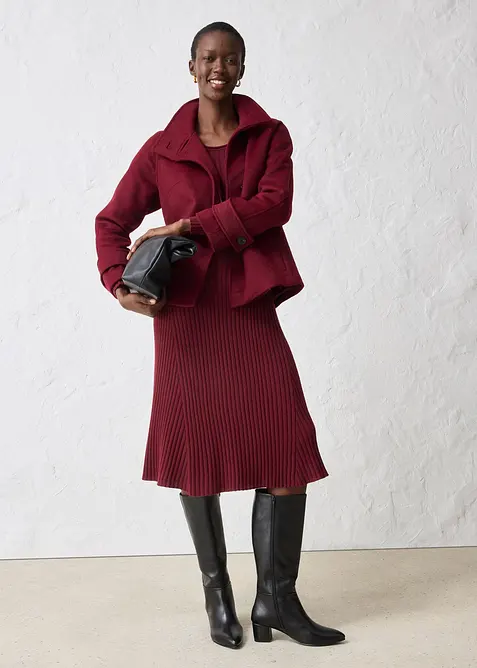 Jakke med ull, bonprix