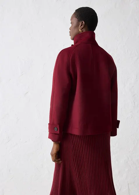 Jakke med ull, bonprix