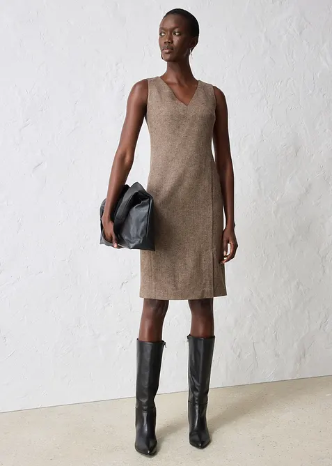 Etuikjole med ull, bonprix