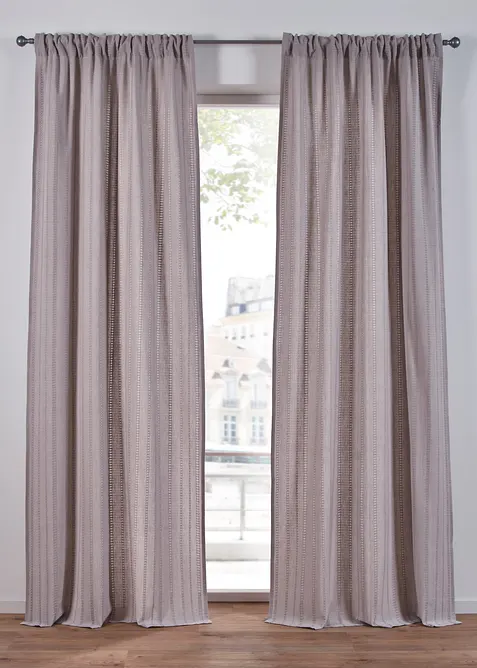 Gardin i økologisk bomull (1-pack), bonprix