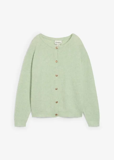 Cardigan i varmende alpakkaull-miks, bonprix