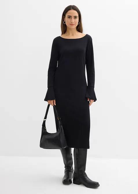 Trikotkjole i 100% bomull, bonprix