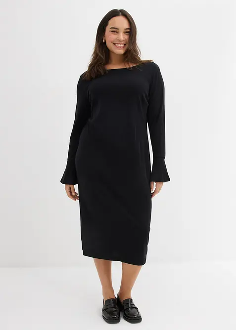 Trikotkjole i 100% bomull, bonprix