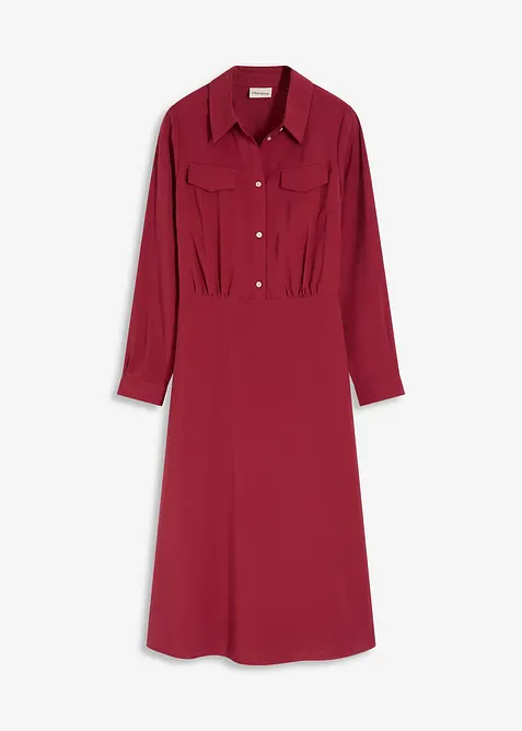 Kjole med skjortekrage, bonprix