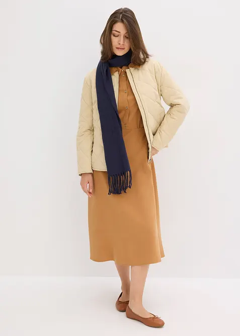 Kjole med skjortekrage, bonprix