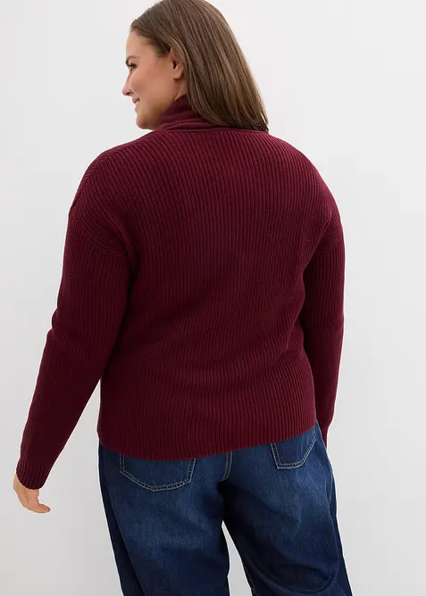 Cardigan med knyting, bonprix