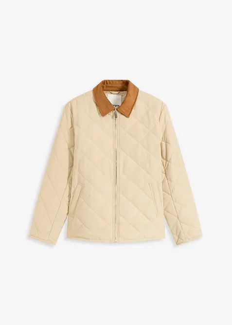 Jakke med rutesydd vattering, bonprix