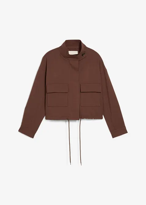 Kort overgangsjakke i viskosemiks, bonprix