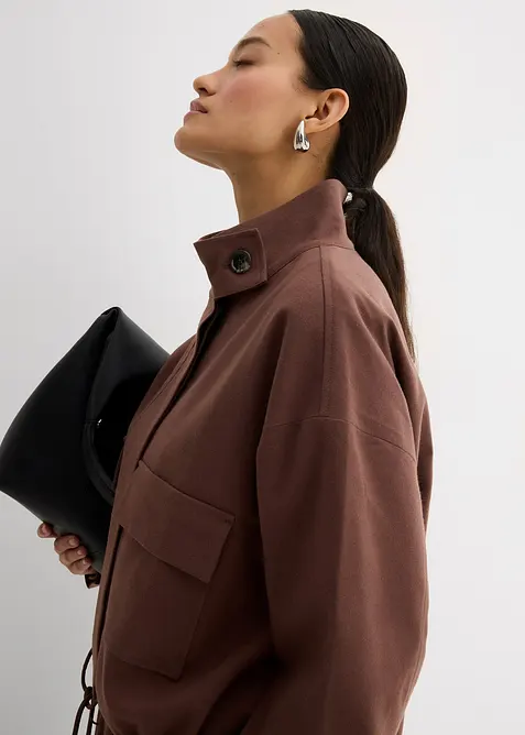 Kort overgangsjakke i viskosemiks, bonprix