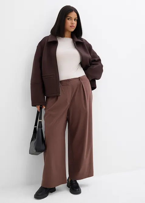 Bukse i viskosemiks med praktiske detaljer, bonprix