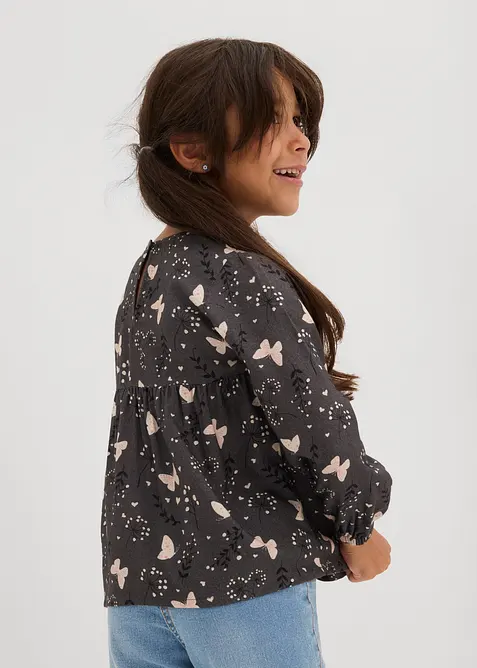 Bluse i lett viskose, bonprix