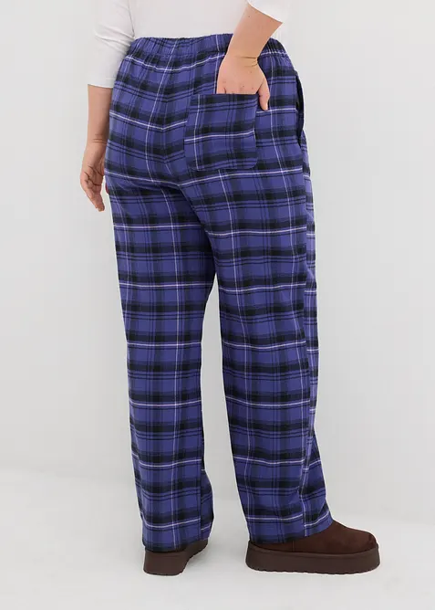 Flanellbukse i 100% økologisk bomull, bonprix